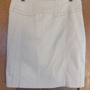 Express Design Studio Editor Fit, Light Gray Pencil Suit Skirt, Lined, Size 10